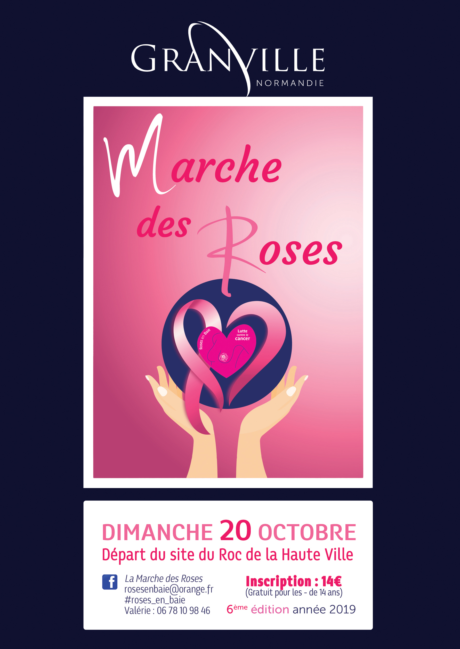 Affiche Marche des Roses