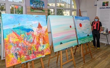 Gil Mas expose à l'espace éphémère de créateurs.©Benoit.Croisy