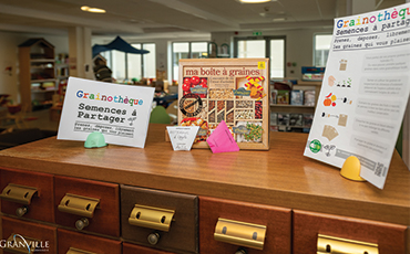 L'animathèque et la médiathèque lancent leur grainothèque.©Benoit.Croisy - Coll. Ville de Granville