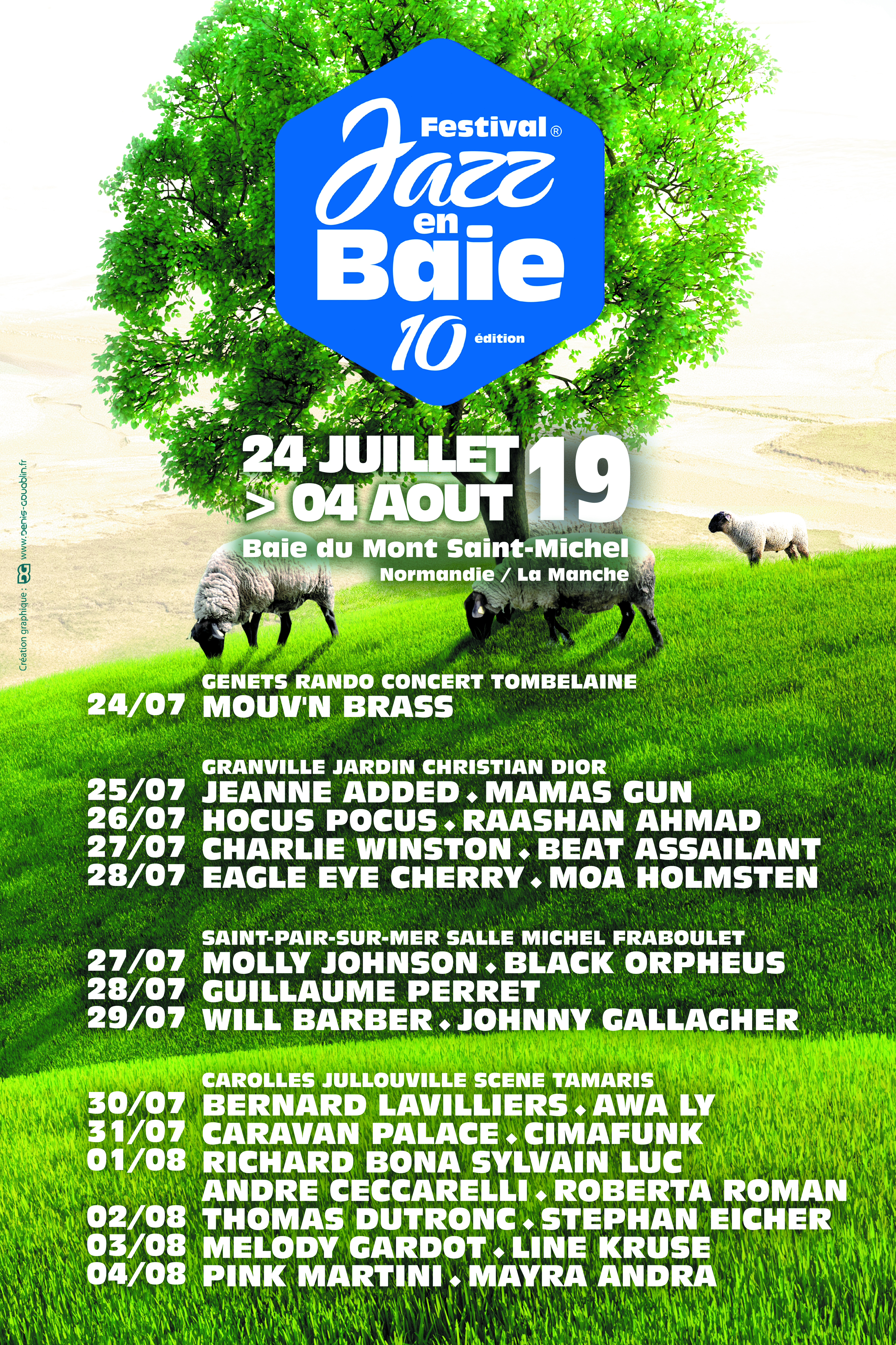 Programme Jazz en Baie 2019 Festival