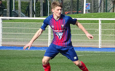 Johann Lepenant dispute l’Euro U17 avec l’équipe de France.