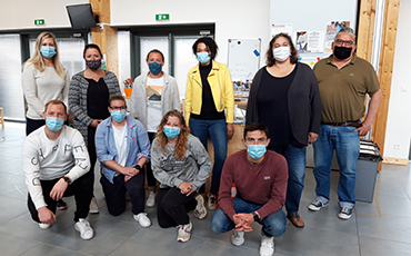 L'équipe d'animation du service Education, Enfance et Jeunesse. ©Flora.Gelot