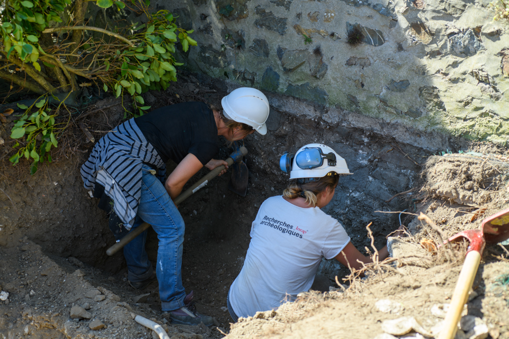 Travaux logis du roi ©Benoit Croisy - Coll Ville de Granville