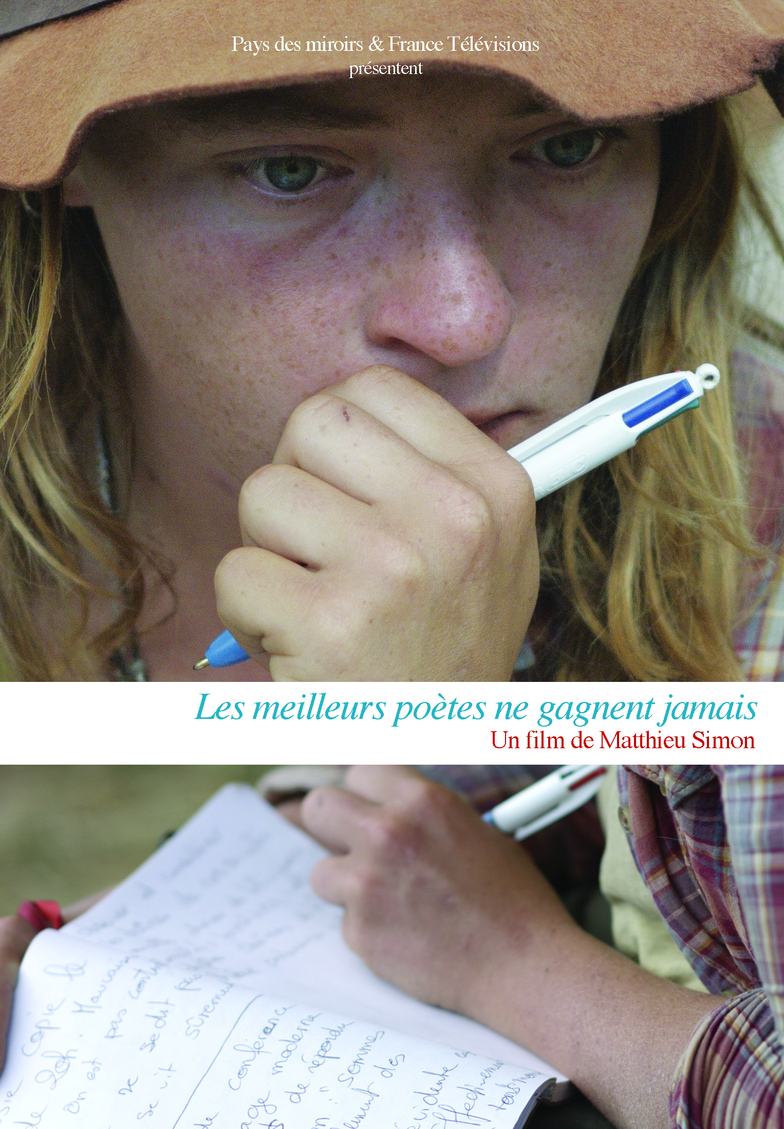 Affiche du film « Les meilleurs poètes ne gagnent jamais » de Matthieu Simon.