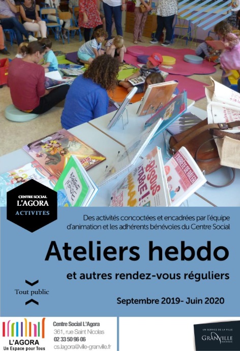 Programme ateliers hebdo et autres rendez-vous réguliers