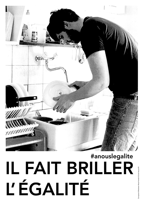 Il fait briller l’égalité. ©Maud Hortala & Cécile Nanjoud Il fait briller l'égalité. ©Maud Hortala & Cécile Nanjoud