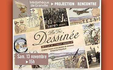 Ma vie dessinée à la Médiathèque de Granville. Ma vie dessinée à la Médiathèque de Granville.