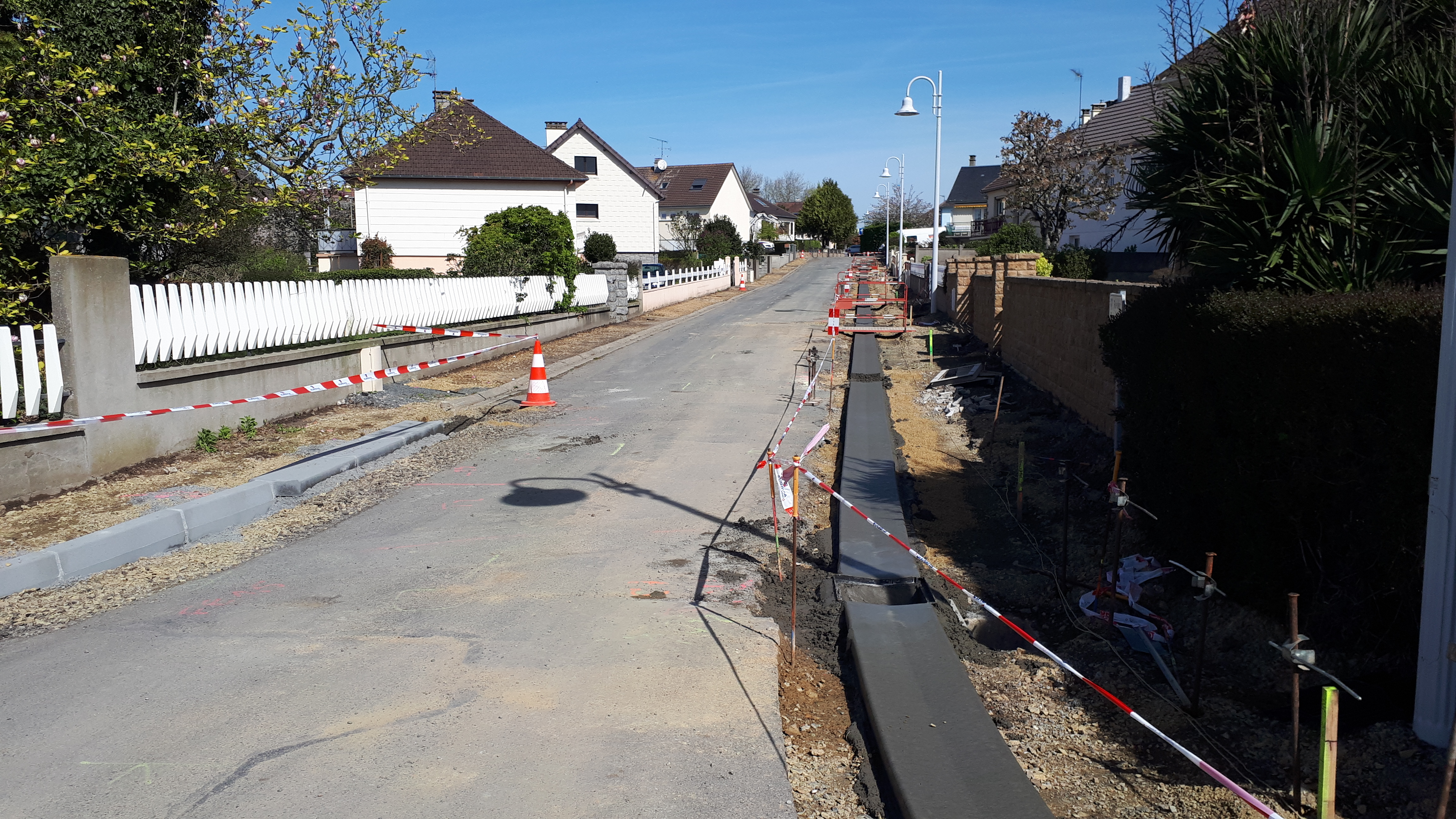 Les travaux d’aménagement global du quartier du Prétot©Bastien Lemaile